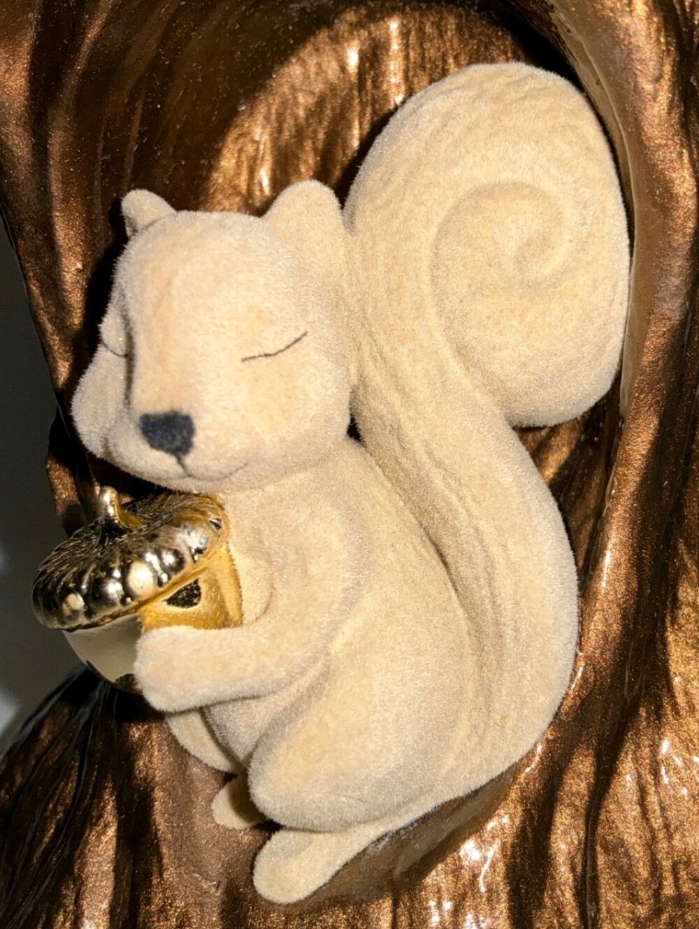 New Bath & Body Works Squirrel In Tree Candle Holder 3 Wick Fall Candle Holder - Picture 3 of 8